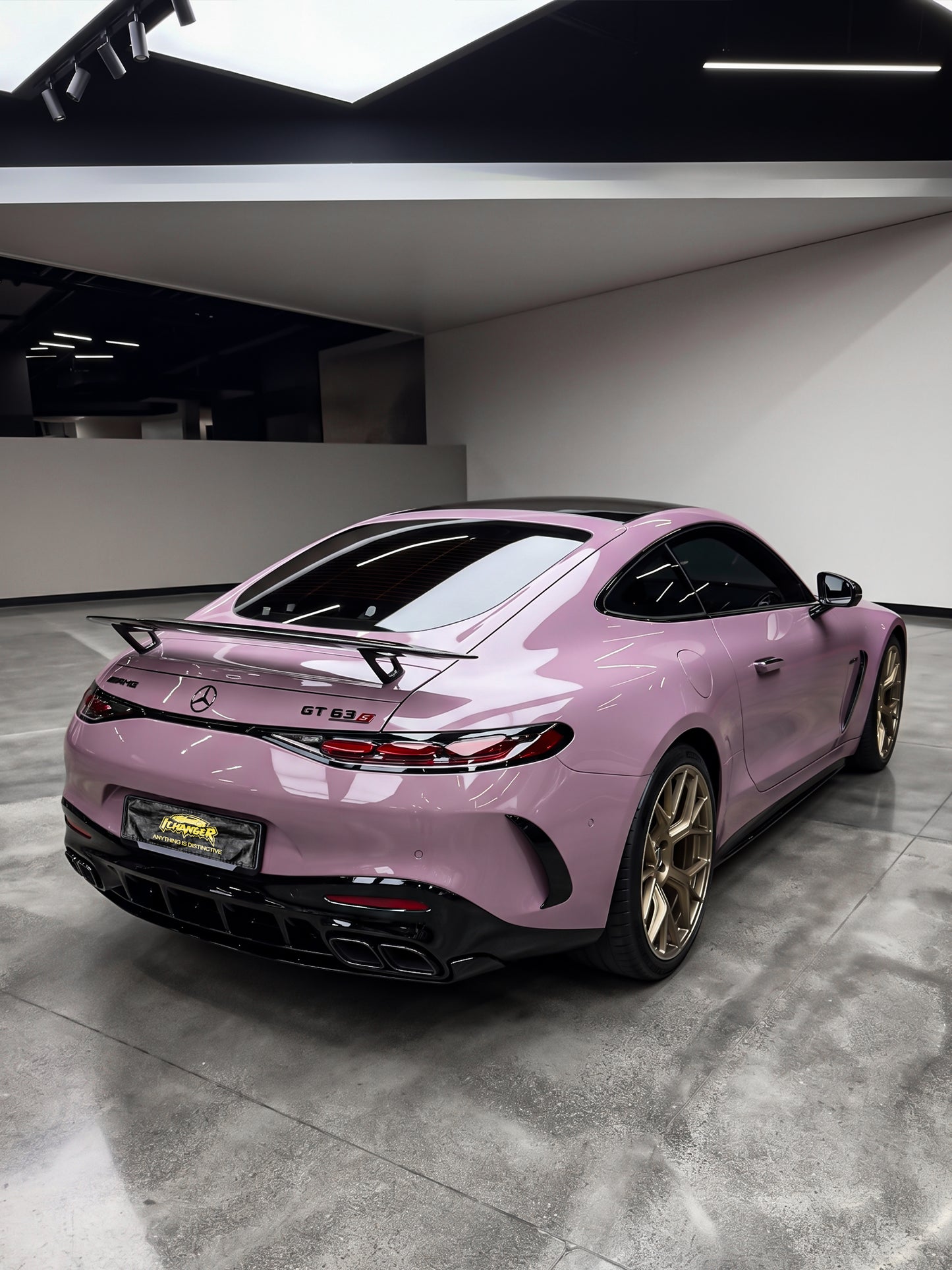 How Much Full Car Wrapping PPF Milk Pink for Mercedes Benz