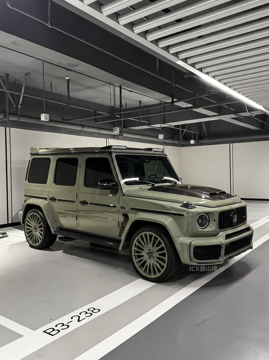 Do You Want to Wrap your Own Car PPF Matter Mountain Green for Mercedes Benz G63
