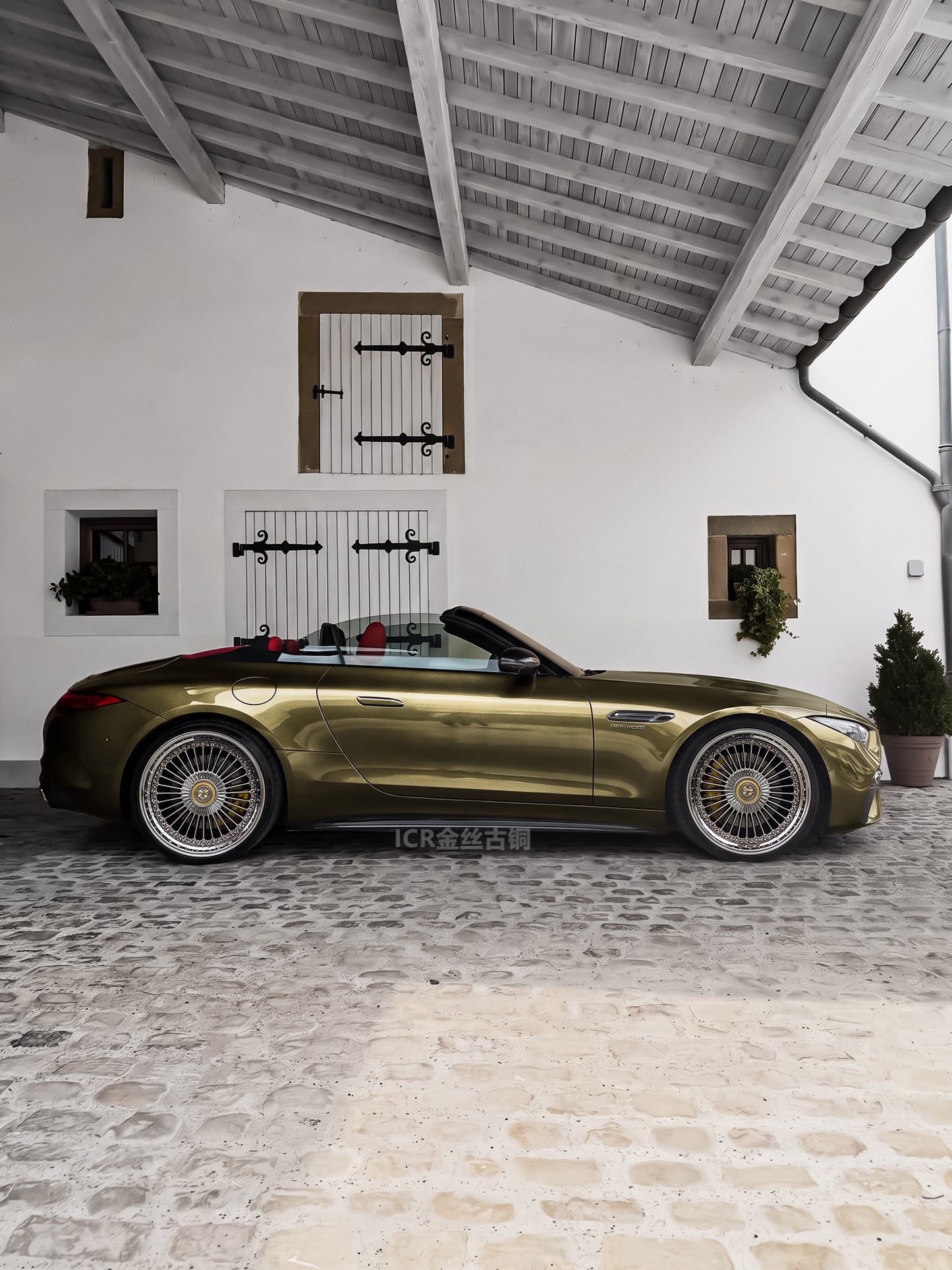 Where is the Wrap Shop in Los Angeles Golden Copper for Mercedes Benz AMG