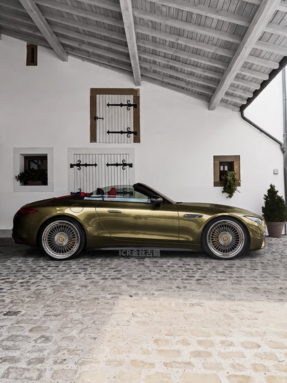 Where is the Wrap Shop in Los Angeles Golden Copper for Mercedes Benz AMG