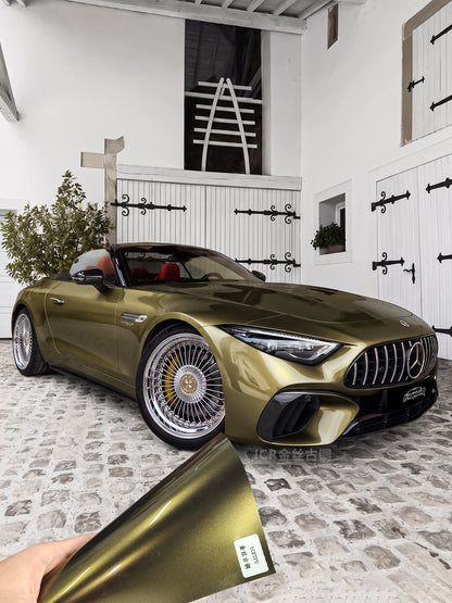Where is the Wrap Shop in Los Angeles Golden Copper for Mercedes Benz AMG