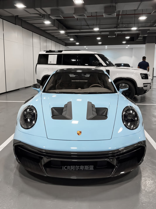 Premium Color Wrapping PPF Alps Blue for Porsche