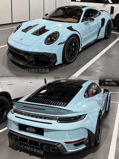 Premium Color Wrapping PPF Alps Blue for Porsche