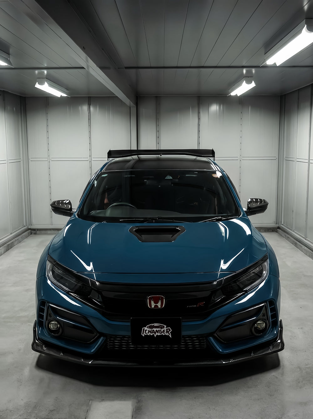 Vinyl Wrap Deep Blue For Honda