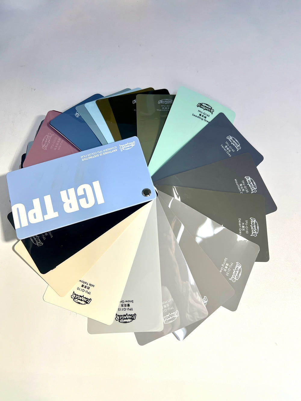 Ichanger Premium Car Wrap PPF Color Swatch