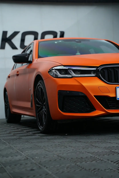 Where Can Wrap Full Car Wrapping PPF Matte Night Orange for BMW