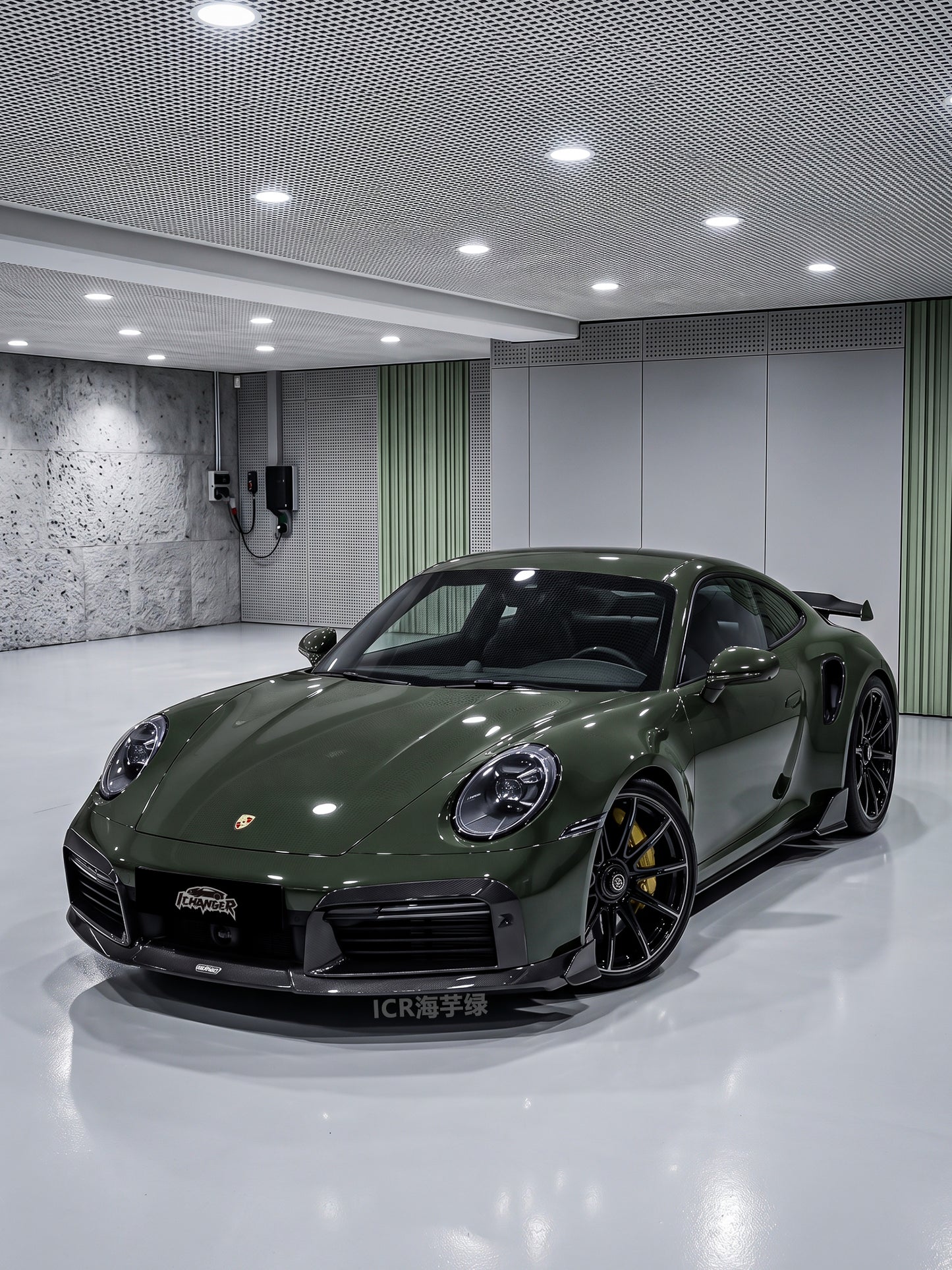 Wrapping Car Cost PPF Calla Lily Green for Porsche
