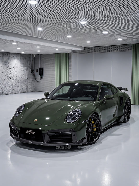 Wrapping Car Cost PPF Calla Lily Green for Porsche