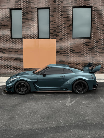 Vinyl Wrap Salix Grey For Nissan GT