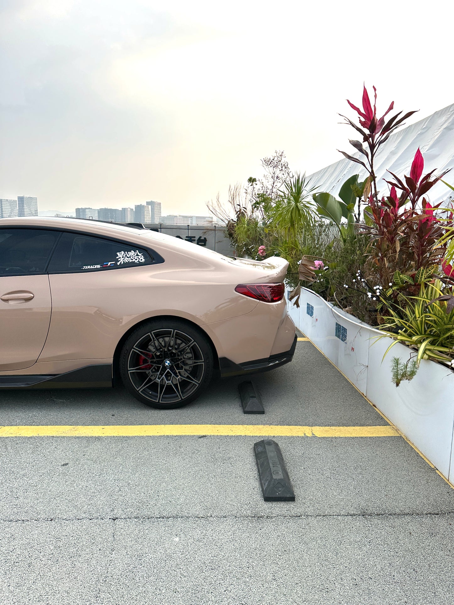 Ichanger Unique Color Wrap Film Honey Brown for BMW M4 G82