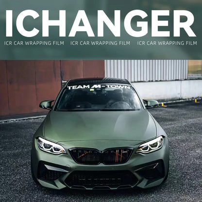 Wrapping Film Matte Metallic Stone Green