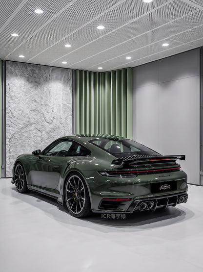 Wrapping Car Cost PPF Calla Lily Green for Porsche