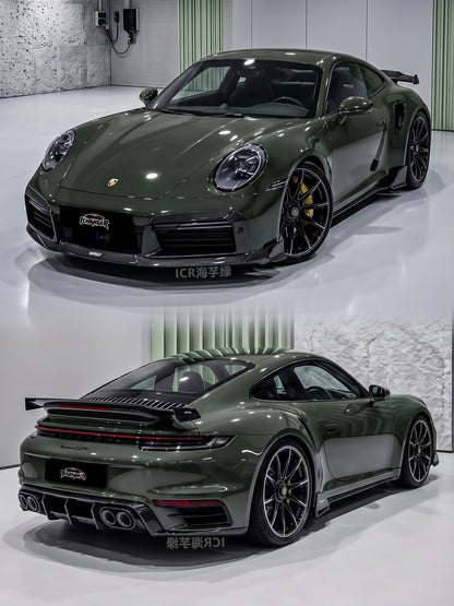 Wrapping Car Cost PPF Calla Lily Green for Porsche