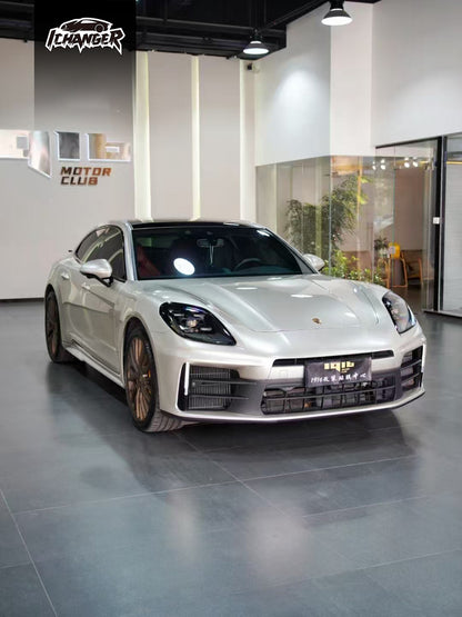 Vinyl Wrap Victor Silver For Porsche