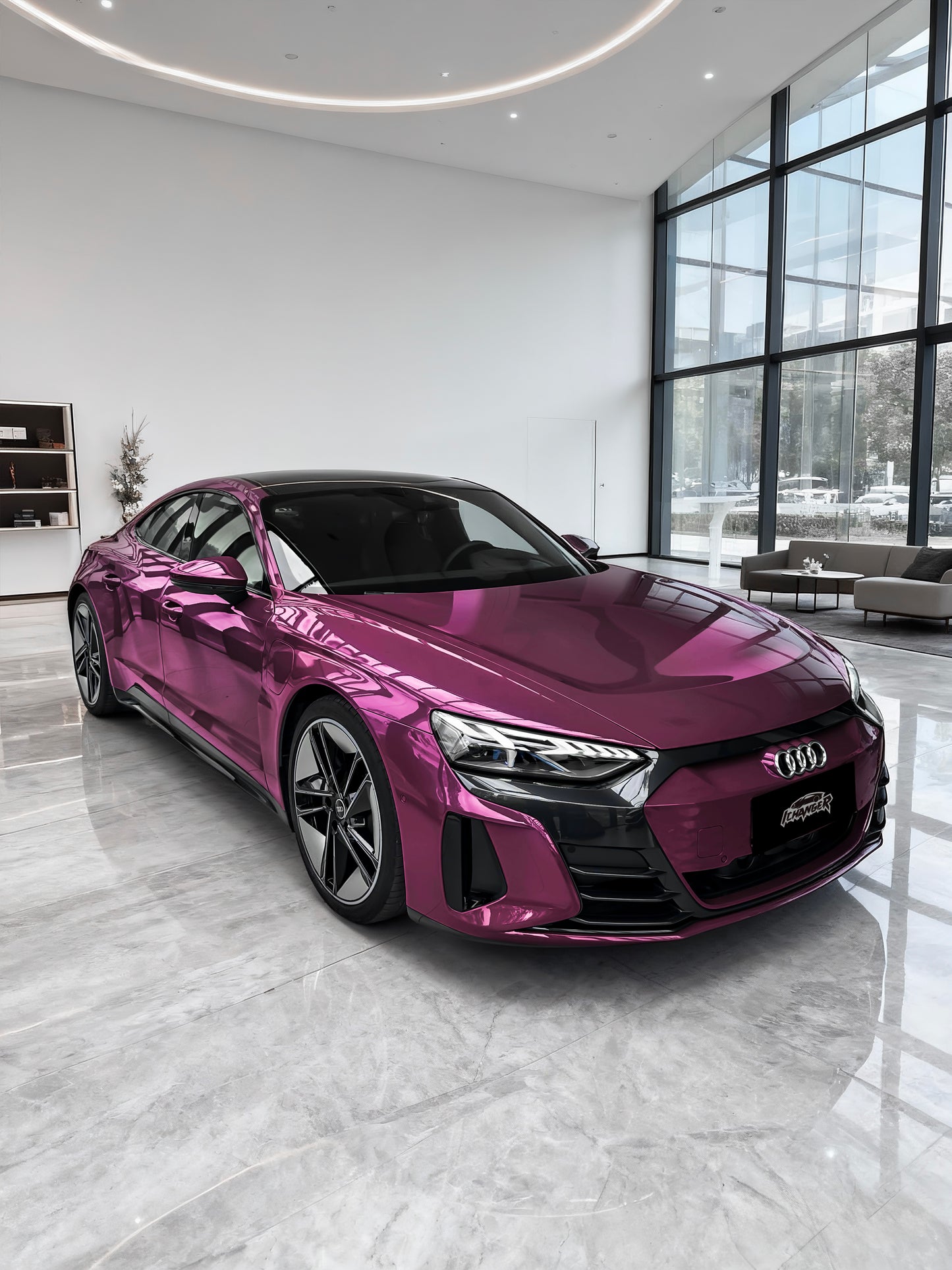 Vinyl Wrap Siberia Purple For Audi