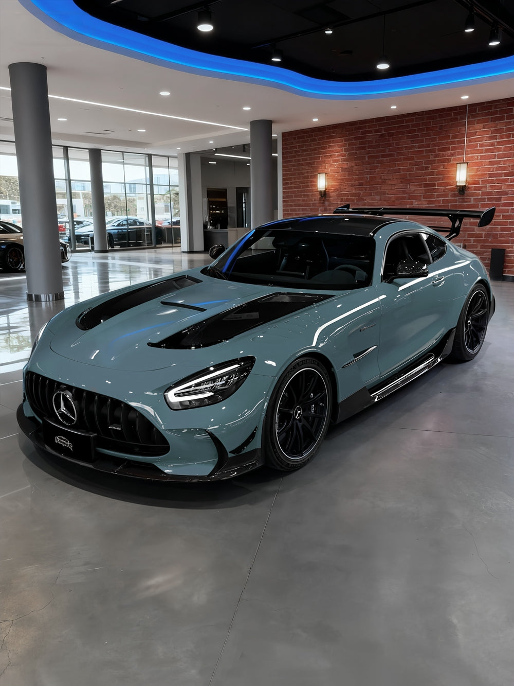 5 Year Warranty Car Wrapping PPF Salix Green for Mercedes Benz