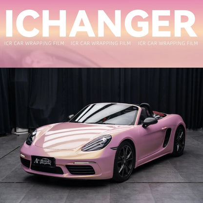 Vinyl Wrap Glasses Pink to Gold