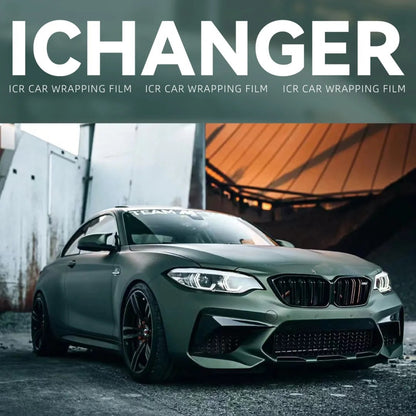 Wrapping Film Matte Metallic Stone Green