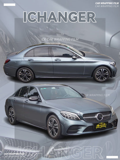 Vinyl Wrap Matte Metallic Grey Blue
