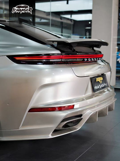 Vinyl Wrap Victor Silver For Porsche