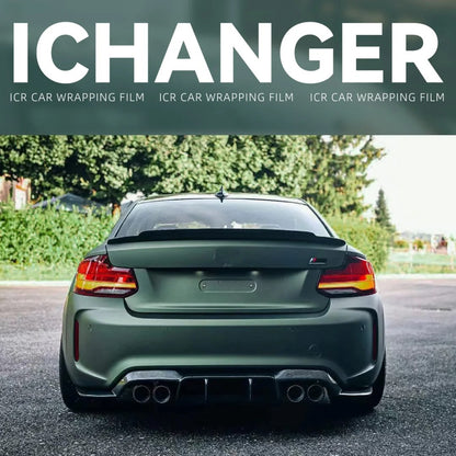 Wrapping Film Matte Metallic Stone Green