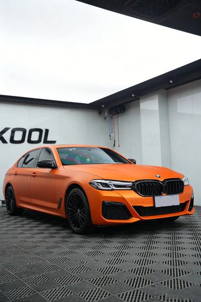 Where Can Wrap Full Car Wrapping PPF Matte Night Orange for BMW