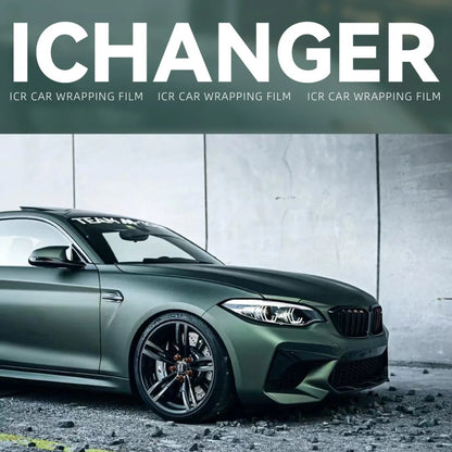 Wrapping Film Matte Metallic Stone Green