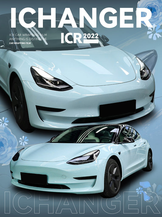 Vinyl Wrapping Super Gloss Glacier Blue