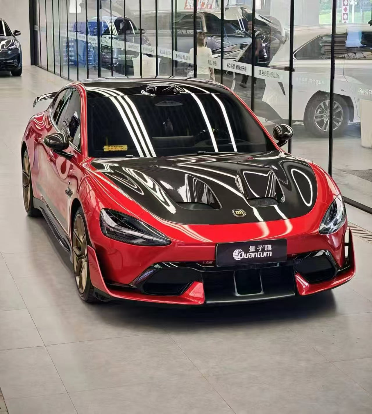 How Long Warranty Full Car Wrapping PPF Liquid Julietta Red for Xiaomi