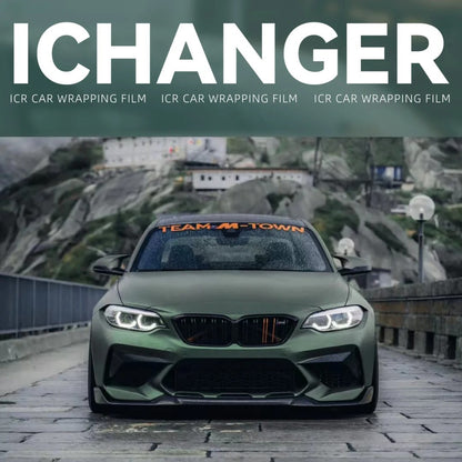 Wrapping Film Matte Metallic Stone Green