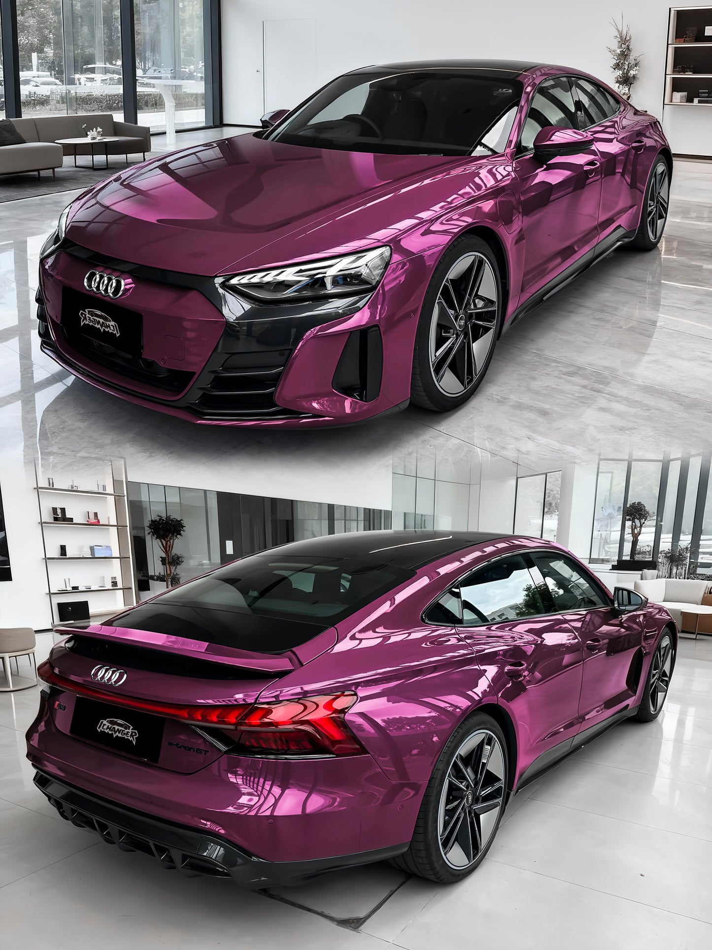 Vinyl Wrap Siberia Purple For Audi