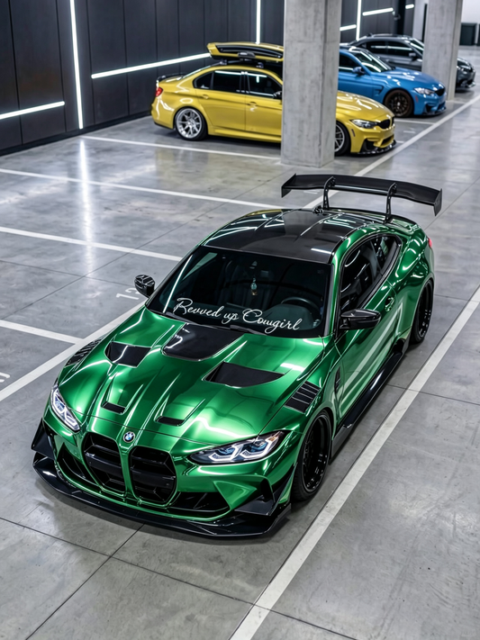 Where to buy vinyl Wrap Metal Green for BMW M4
