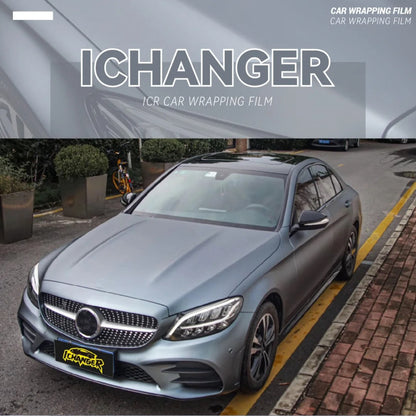 Vinyl Wrap Matte Metallic Grey Blue