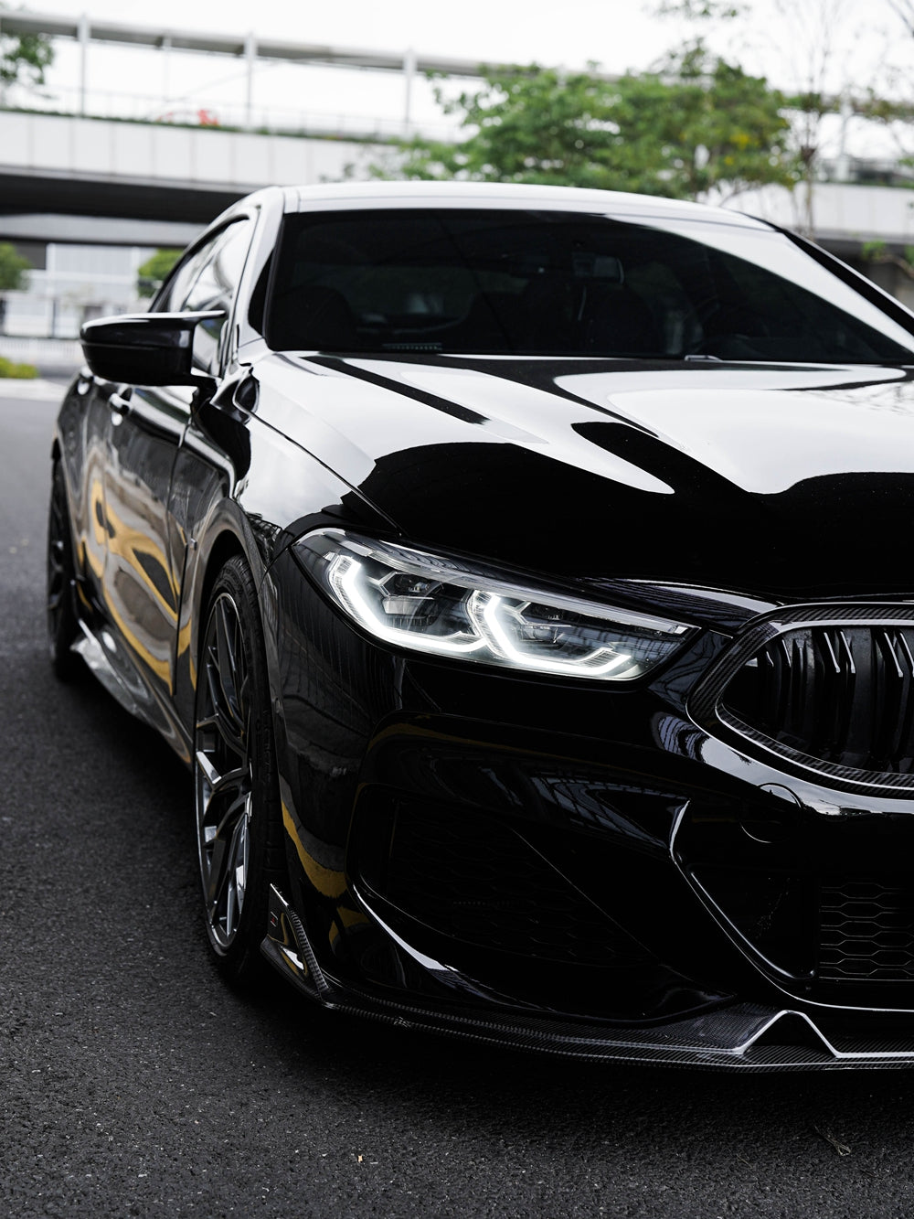 Super Gloss Black PPF Car Paint Protection Film for BMW 8 Series