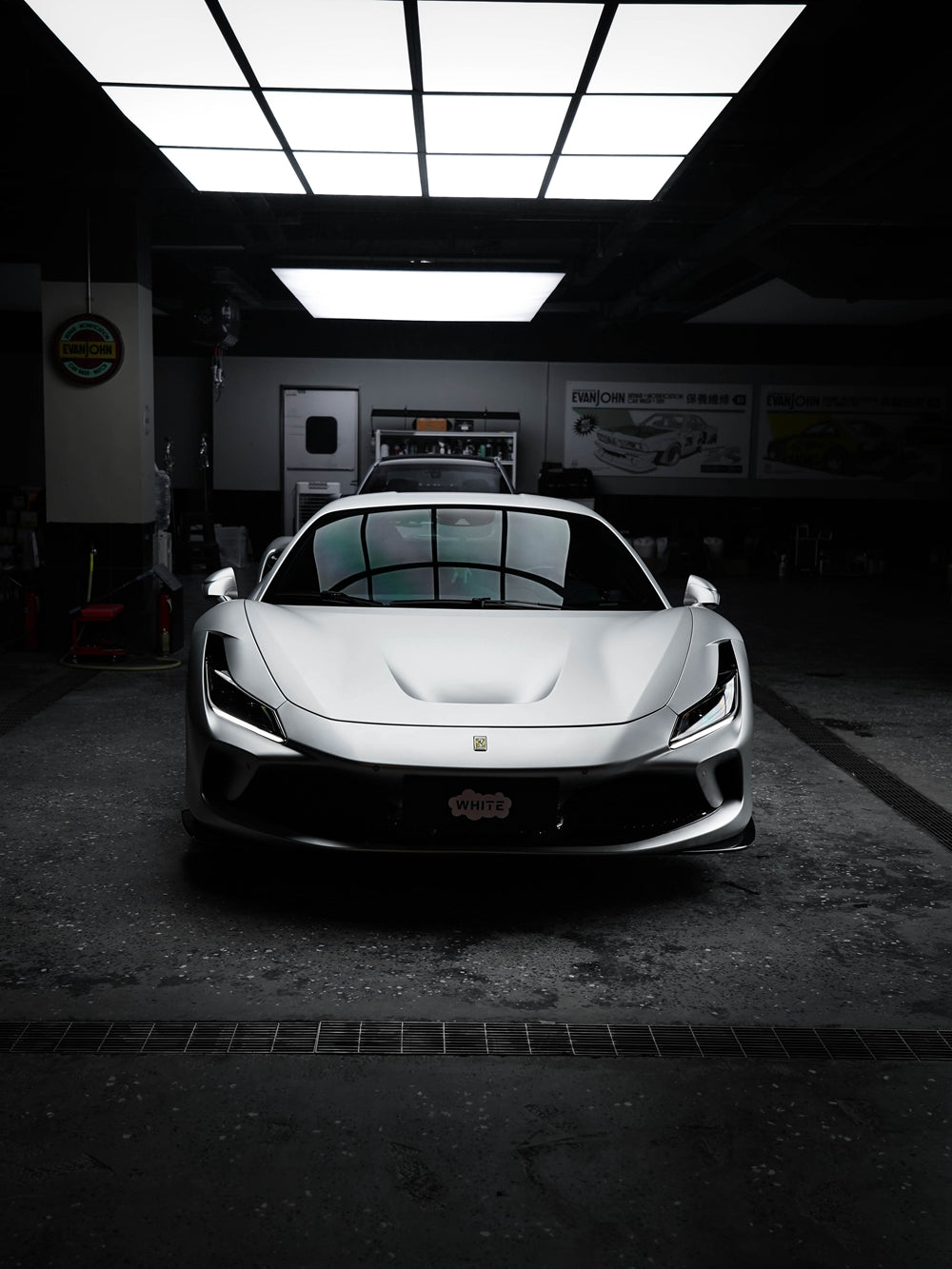 Full Car Wrapping PPF Matte First Frosting Silver for Ferrari F8