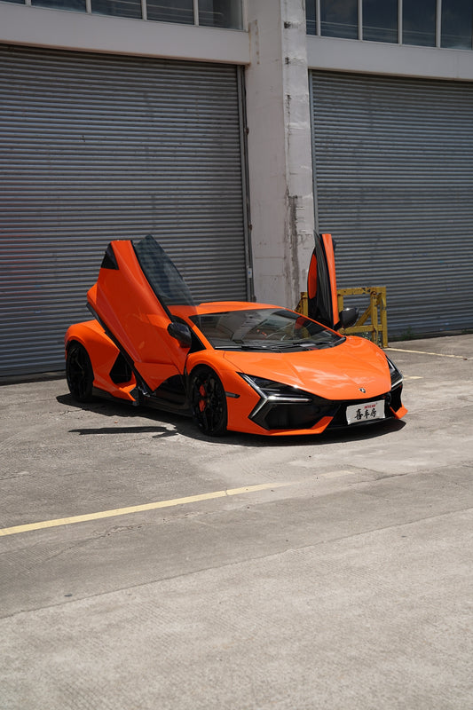 How Much Does It Cost To Wrap A Car vs Paint PPF Race Orange for Lamborgini