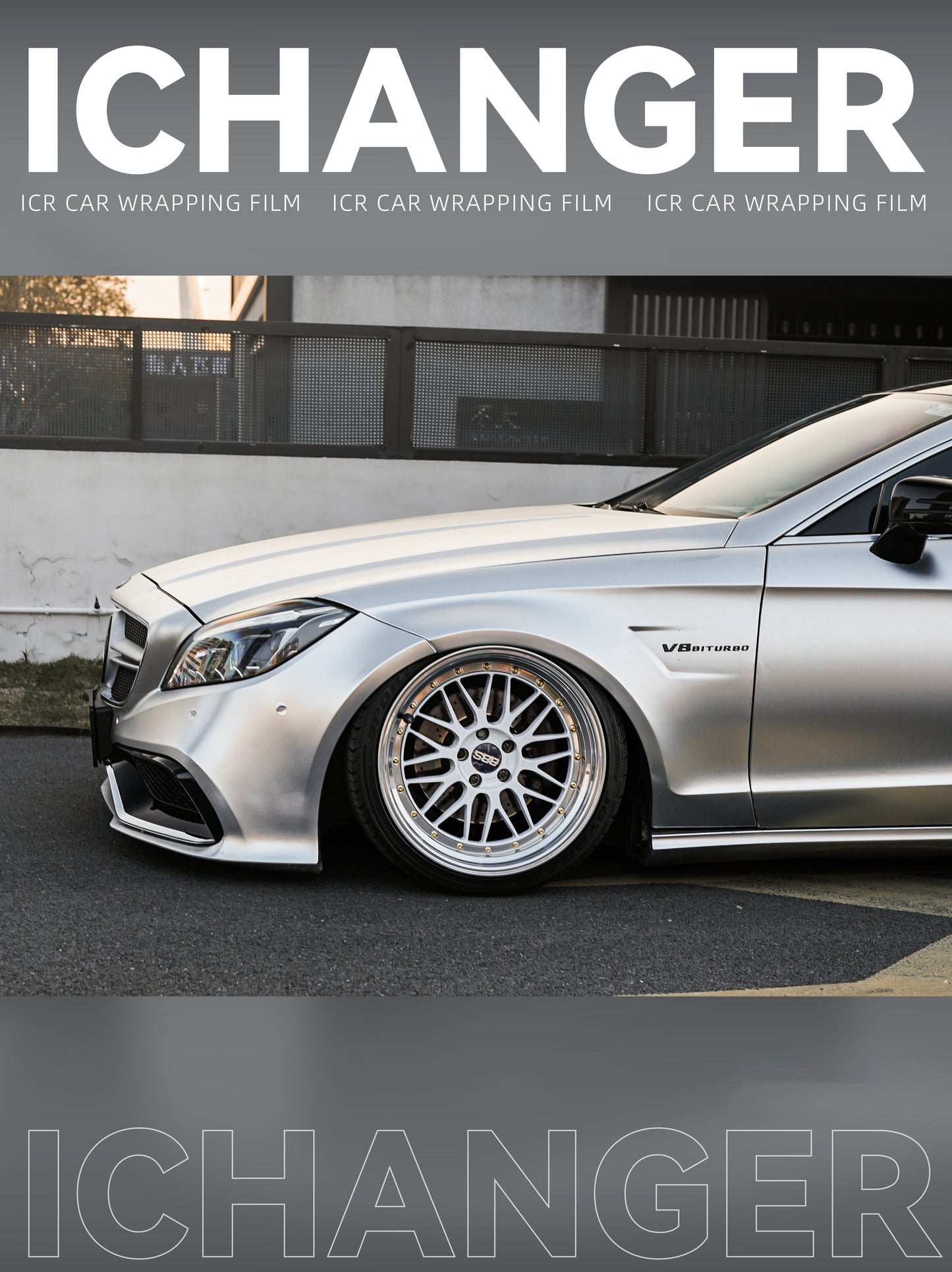 Vinyl Wrap Matte Metallic Alexander Silver