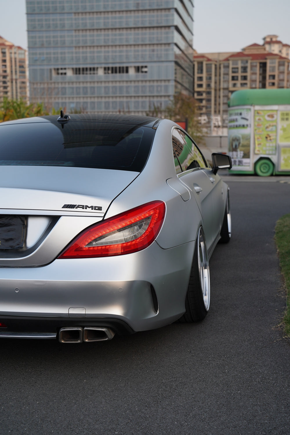 Ichanger Special Car Wrap PPF Alexander Silver for Mercedes Benz