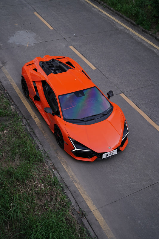 How Much Does It Cost To Wrap A Car vs Paint PPF Race Orange for Lamborgini