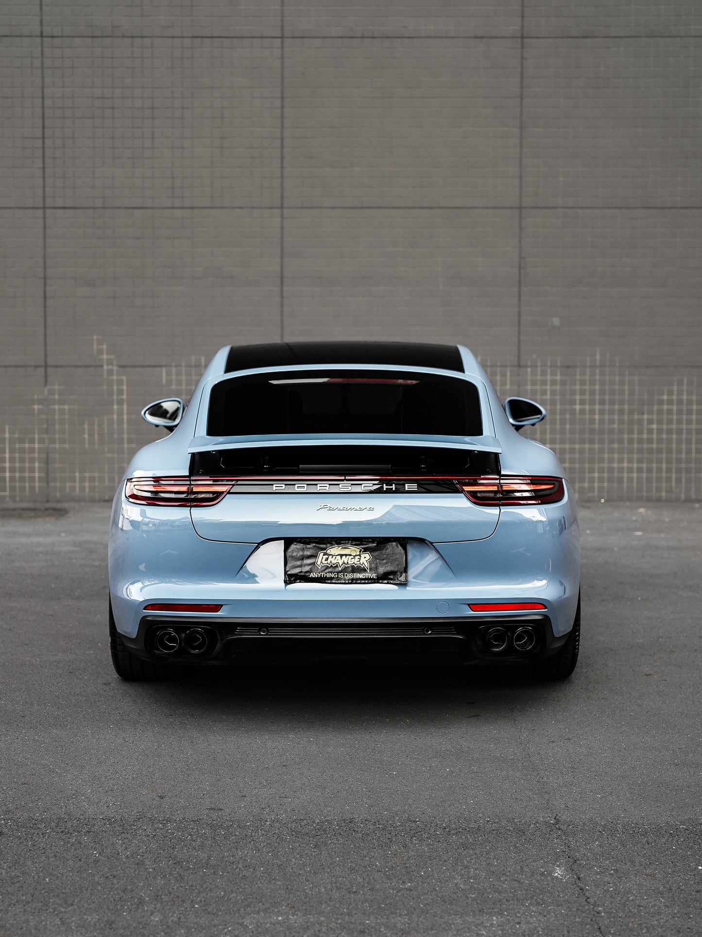 Best Car Wrapping in Los Angeles PPF Rain Blue for Porsche