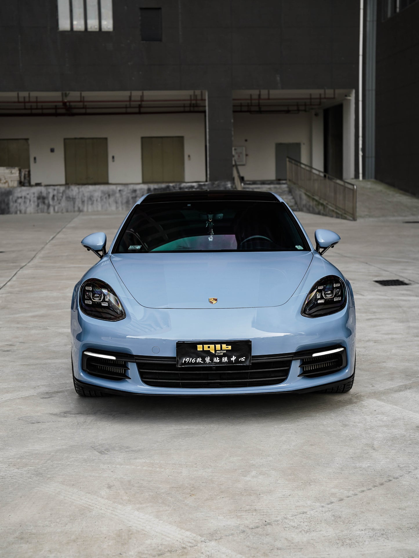 Best Car Wrapping in Los Angeles PPF Rain Blue for Porsche
