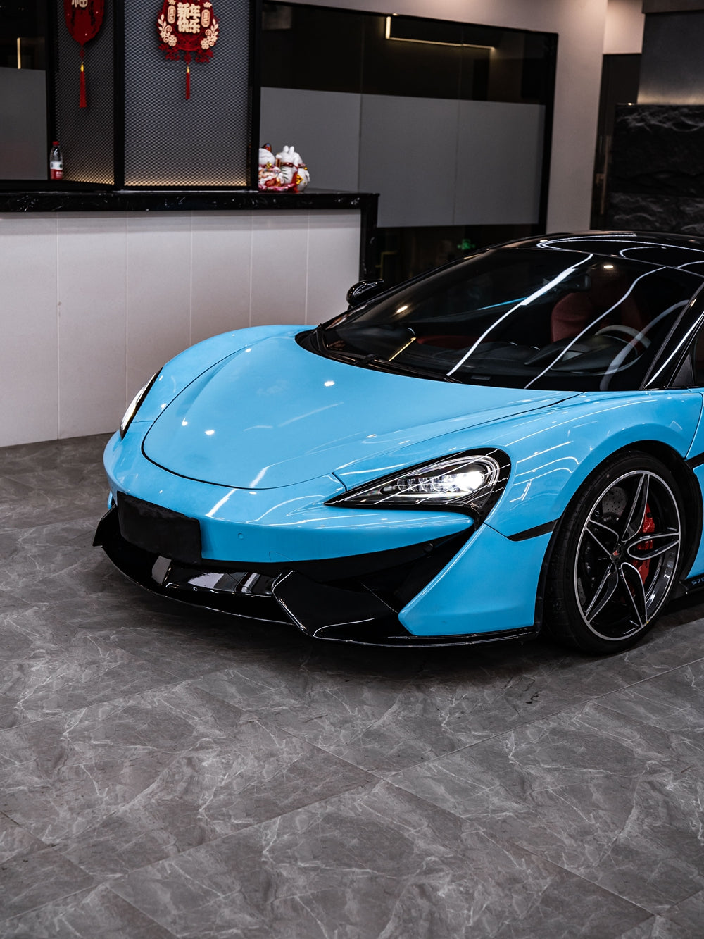 Vinyl Wrap Super Gloss Ice Cream Blue