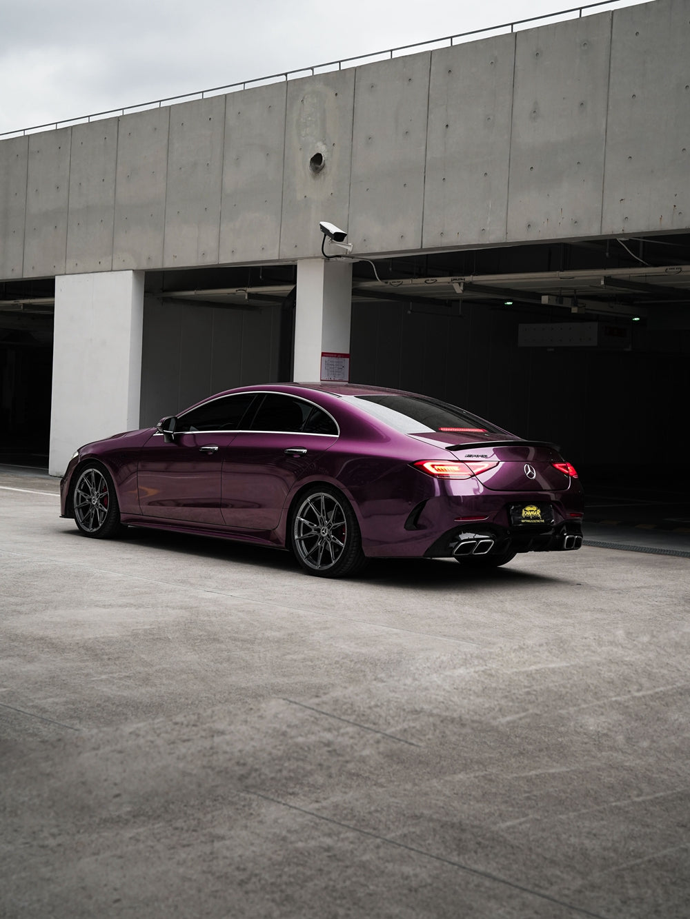 Vinyl Wrap Siberia Purple For Mercedes Benz GLS