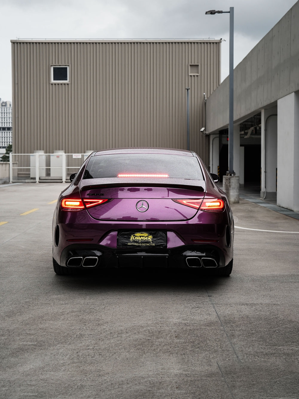 Vinyl Wrap Siberia Purple For Mercedes Benz GLS