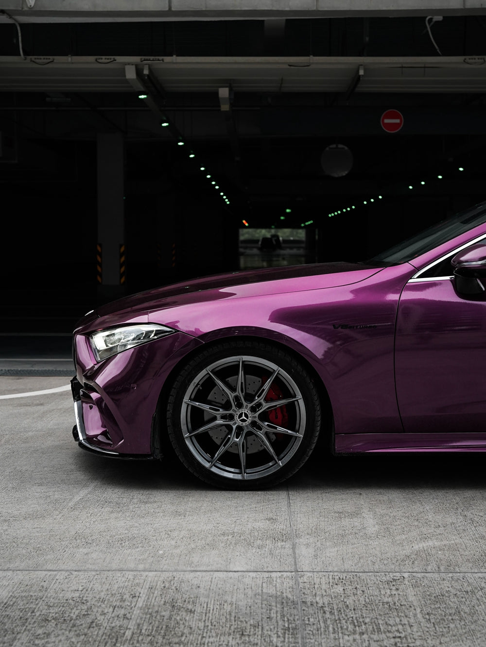 Vinyl Wrap Siberia Purple For Mercedes Benz GLS