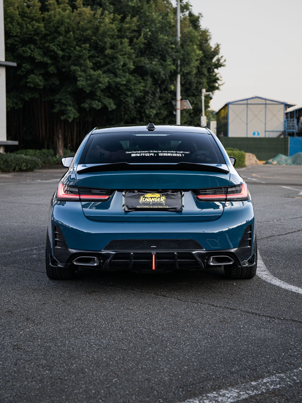Vinyl Wrap Butterfly Blue