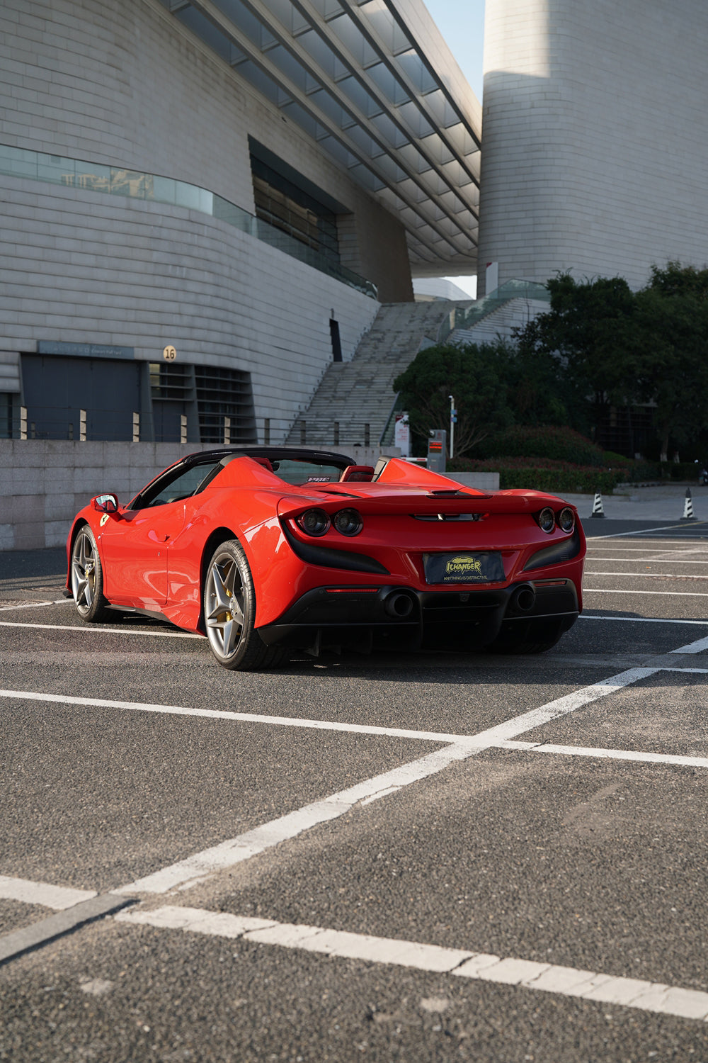 Vinyl Wrap Super Gloss Ferrari Red