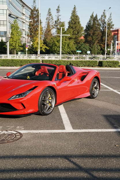 Vinyl Wrap Super Gloss Ferrari Red