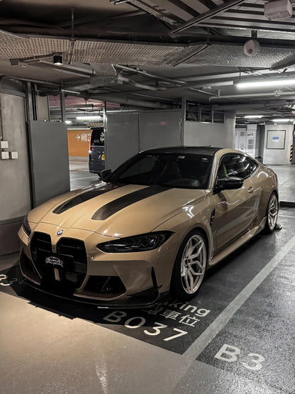 Professional Car Vinyl Wrapping Filber Brown for BMW M4
