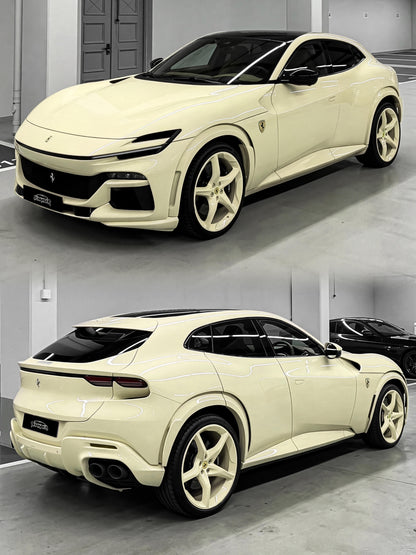 Car Wrap Vinyl Buy Online Daisy Yellow for Ferrari
